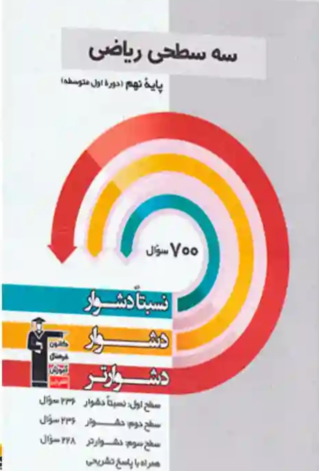 سه سطحی ریاضی نهم قلم چی